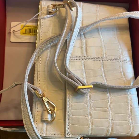 NWT Hammitt Calla Lily Small Crocco Crossbody Clutch - Picture 3 of 3